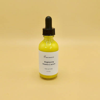 All Natural Vitamin C serum with Licorice, Turmeric and  Hyaluronic Acid for Acne Treatment.