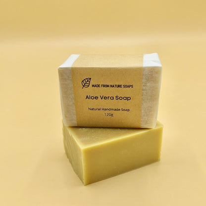 Aloe Vera Natural Bar Soap helps to relieve eczema, psoriasis and dry skin