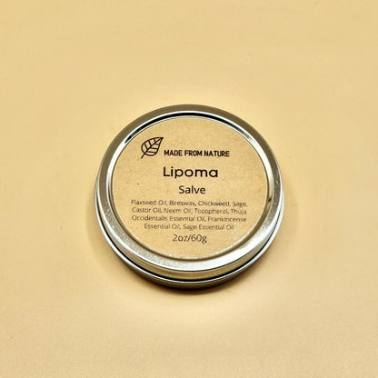 Holistic Lipoma Ointment has anti-tumor properties that may help shrink the lipoma. Lipoma Cream is packed in eco friendly metal til.