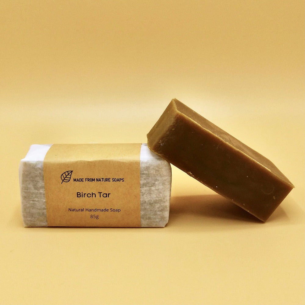 Birch Tar natural soap bar is great moisturizing leanser