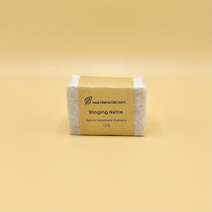 Stinging Nettle Shampoo Bar for thicker, shinier hair and new hair growth